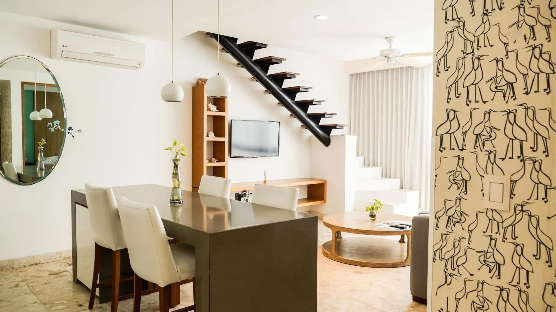 プレヤデルカーメンPenthouse Terrace Excellet Wifi Downtownアパートメント メキシコ
